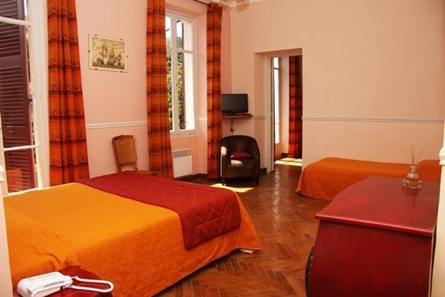 Hotel Les Roches Rouges Piana  Rom bilde