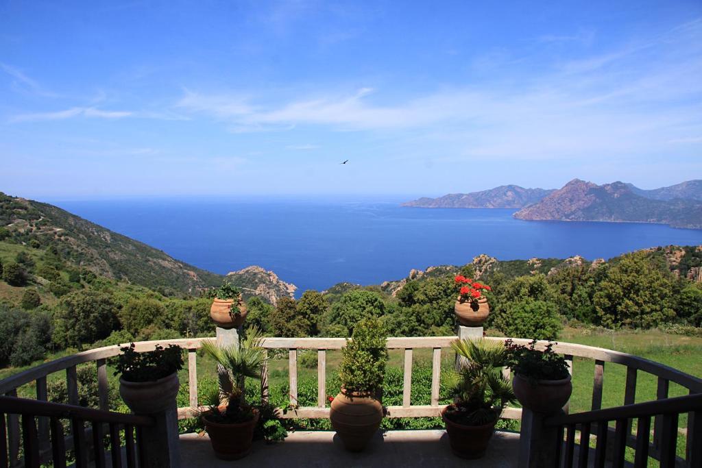 Hotel Les Roches Rouges Piana  Eksteriør bilde